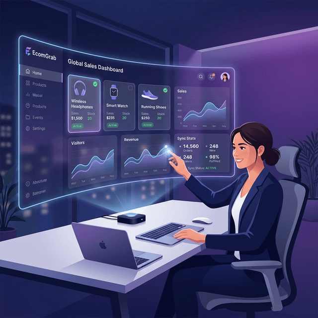 EcomGrab Advanced Dashboard